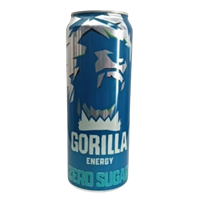 Энергетический напиток Gorilla Zero Sugar в банке 0,33л
