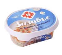 Заливье Брест с филе цыпленка желе из птицы 300гр