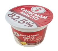 Масло Багратион Традиционное сладко-сливочное 82.5% п/стакан 200гр