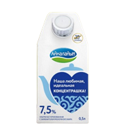 Молоко концентрированное Айналайын 7,5% 0,5л