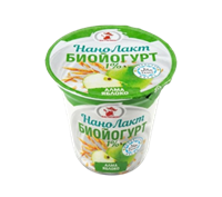 Биойогурт Нанолакт яблоко 1% 150гр