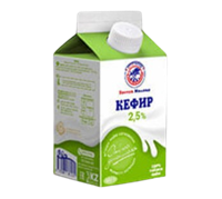 Кефир Восток Молоко 2,5% т/пак 0.45л