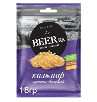 BEERka Перуанский кальмар филе соломка 18гр