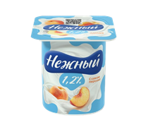Йогурт Campina Нежный Персик 1,2% 100гр