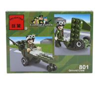 Конструктор Brick Small Plane, 801, 25шт, 6+ 