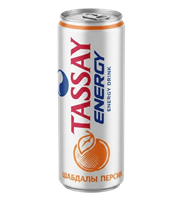 Энергетический напиток Tassay Energy со вкусом персика ж/б 0,45л