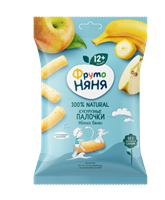 Кукурузные палочки Фруто-Няня яблоко банан 20гр