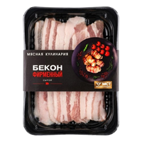 Бекон Мясной Стандарт Фирменный сырой замороженный 150гр