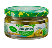 Оливки Bonduelle без косточки с мятой 250мл