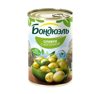 Оливки Bonduelle с косточкой ж/б 314мл