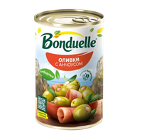 Оливки Bonduelle с анчоусом 314мл