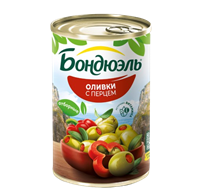 Оливки Bonduelle со сладким перцем 314мл