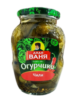 Огурчики Дядя Ваня Чили 350мл