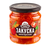 Закуска Семилукская трапеза Венгерская овощная 460гр