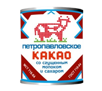 Какао Петропавловское со сгущенным молоком 7,5% 360гр 