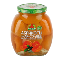 Абрикосы Медведь любимый Жар-Солнце консервированные 580мл