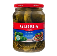 Огурцы Globus маринованные 720мл