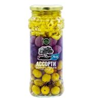 Оливки HiFood с косточкой и перцем №8 550гр