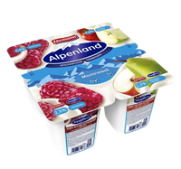 Йогурт Alpenland Малина Яблоко-груша 2,5% 95гр
