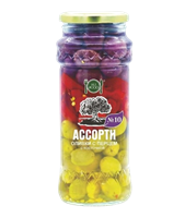 Оливки HiFood с косточкой и перцем №10 550гр