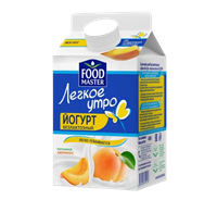 Йогурт питьевой food master Легкое утро Абрикос 450г