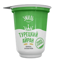 Турецкий айран Эмиль 1,2% стакан 270гр