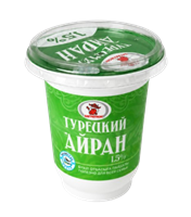 Турецкий айран Багратион 1,5% п/стакан 250гр