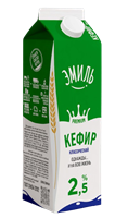 Кефир Эмиль 2,5% 0,9л