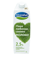 Молоко Айналайын 2,5% 1л