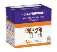 Молоко Шадринское жир 7,1% 500мл