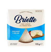 Сыр Briette Creamy & Blue с голубой плесенью 60% 125гр