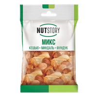 Ореховый микс Nut Story кешью, миндаль, фундук 34гр