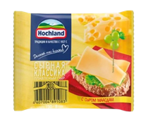 Сыр Хохланд мааздам ломтики 150гр 