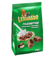 Готовый завтрак Leonardo с шоколадной начинкой 250гр