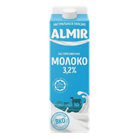 Молоко Almir 3,2% 0,9л 