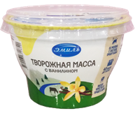 Творожная масса Эмиль с ванилином жир 4.5% 180гр.
