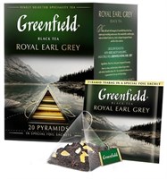 Чай черный Гринфилд Royal Earl Gray 20 пирамид