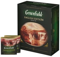 Чай черный Гринфилд English Edition 200гр. 100пакетов