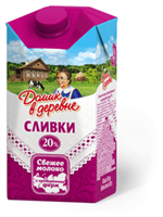 Сливки Домик в Деревне жир.20% 0,48л