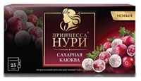 Чай черный Принцесса Нури Сахарная клюква 25 пакетов