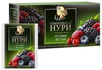 Чай черный Принцесса Нури Лесные ягоды 25 пакетов
