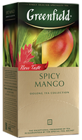 Чай зеленый Гринфилд Spicy mango 25 пакетов