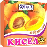 Кисель Омега Абрикос 170гр