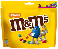 Драже M&M's с арахисом 360 гр.