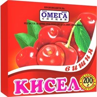 Кисель Омега Вишня 170гр