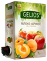 Сок GELIOS Яблоко-абрикос, прямого отжима, 100%, коробка+пакет с краником, 3л - фото 23786