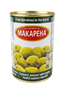 Оливки Makarena зеленые с косточкой 300мл - фото 37515
