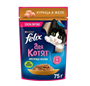 Корм Феликс кусочки в желе курица для котят 75гр - фото 37757