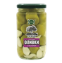 Оливки HiFood премиум с косточкой с чесноком 350гр - фото 38076