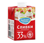 Сливки Чудское озеро 33% 0,5л - фото 38782